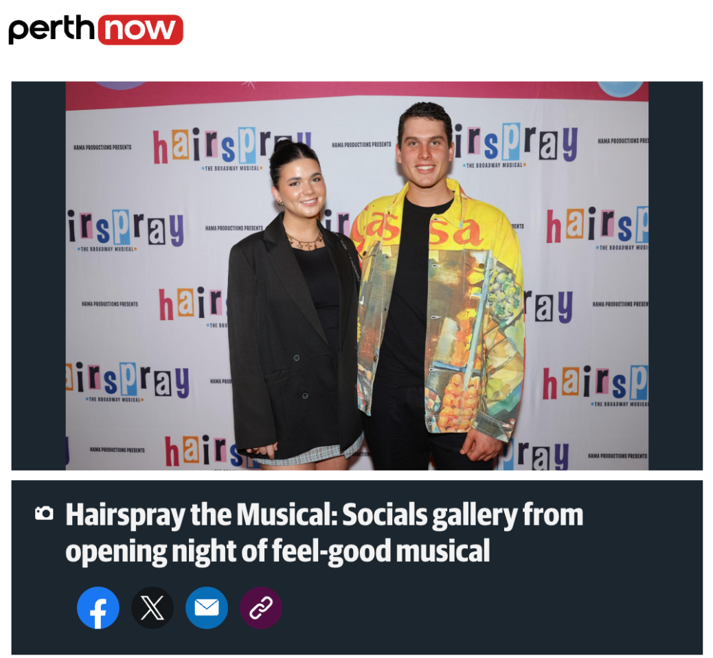 Jude Francis - Perth Hairspray the Musical 